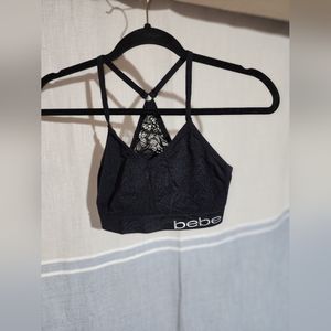Black BeBe Sports Bra